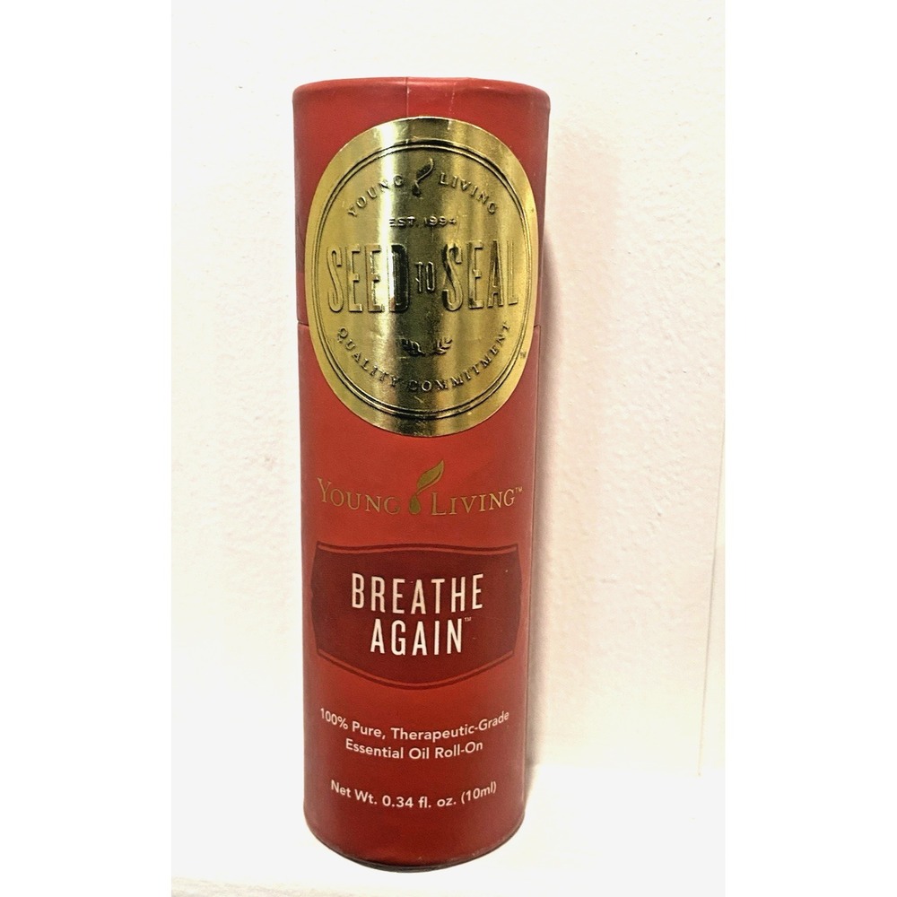 Young Living Breathe Again Roll-On 10 ml Glass Bottle New Sealed